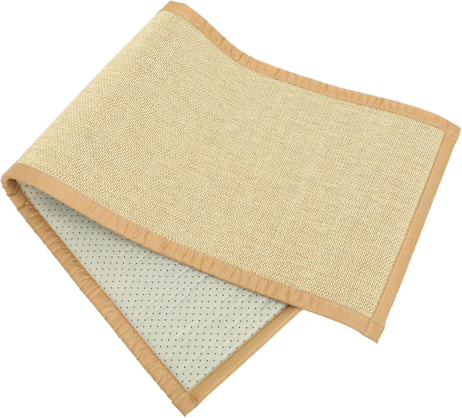 Tatami Mat Natural Woven Cushion for Home Restaurant and Balcony Use Traditional Style Portable for Living Room Bedroom Yoga Room and More