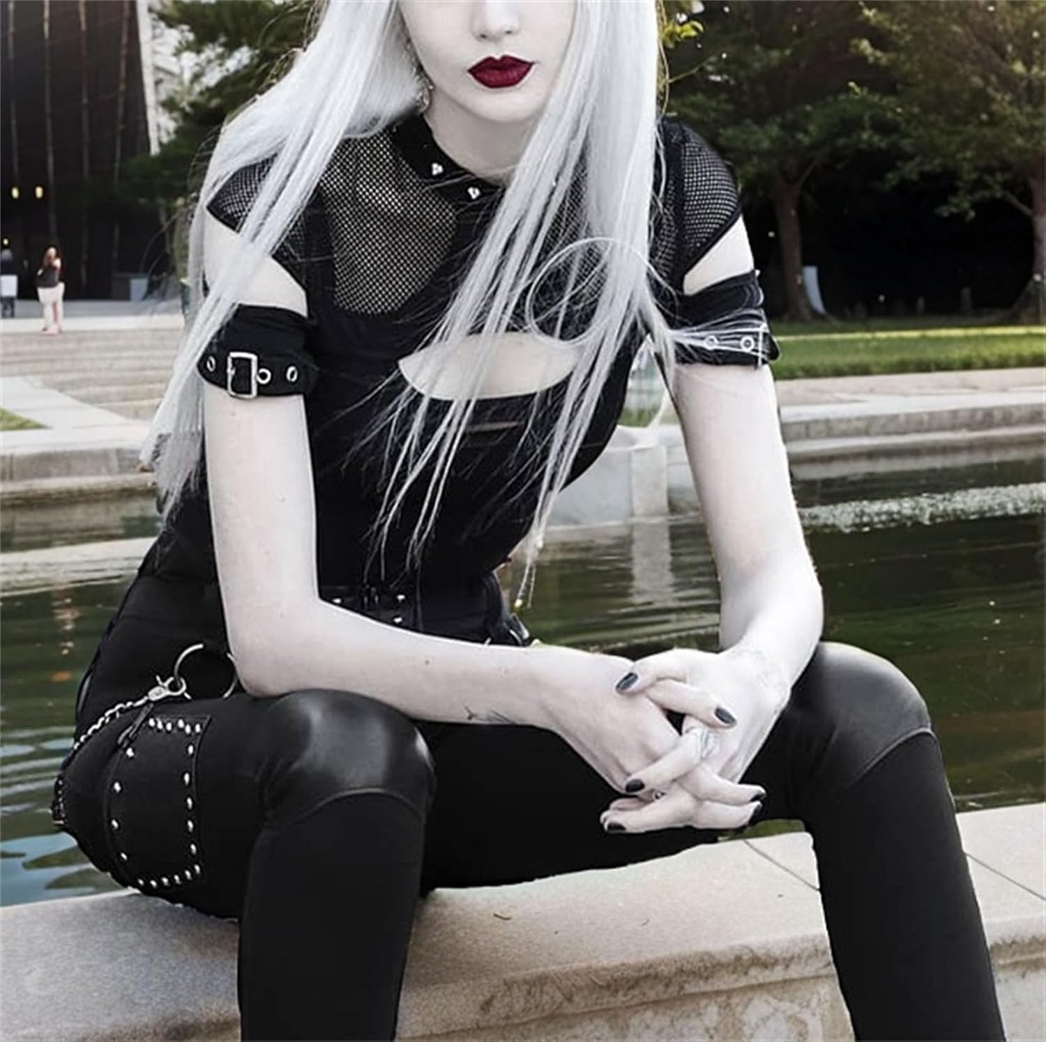 Punk T Shirts Women Goth Top Rave Grunge Festival