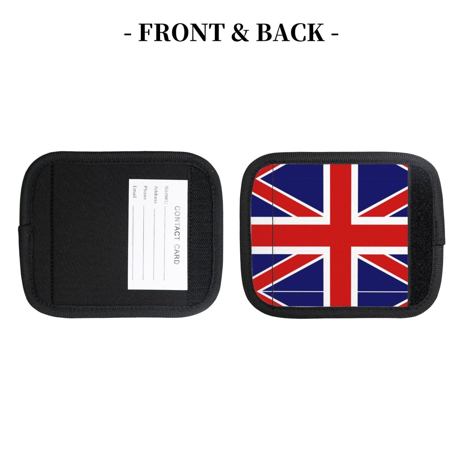 PACKOVE 2 Etichette Per Bagagli Con Bandiera Del Canada - Foglia D'Acero, PVC, Identificativo Valigia Patriottico