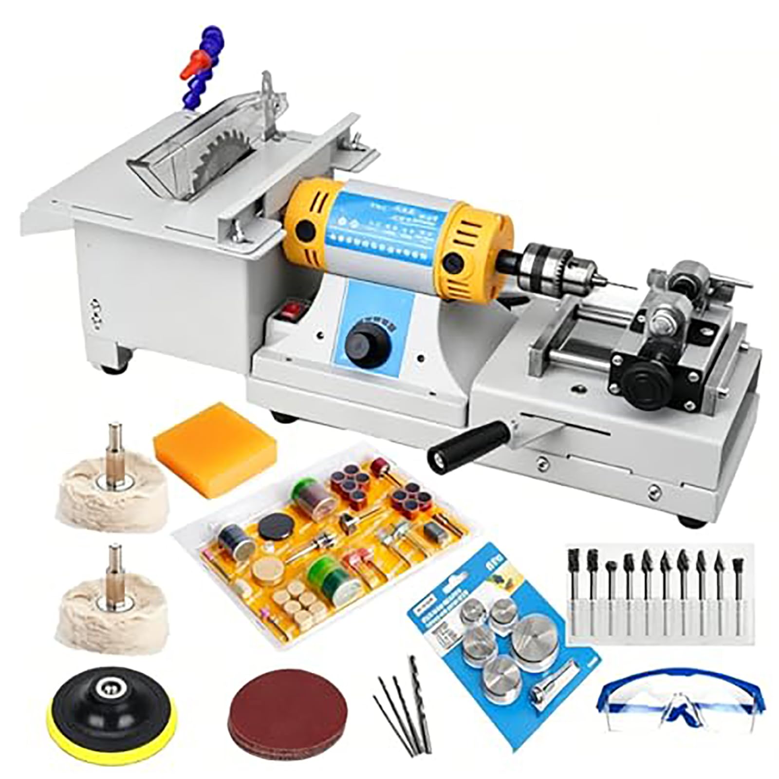 Mini machine à scier les pierres pour bijoux, découpe, meulage, polissage, perçage