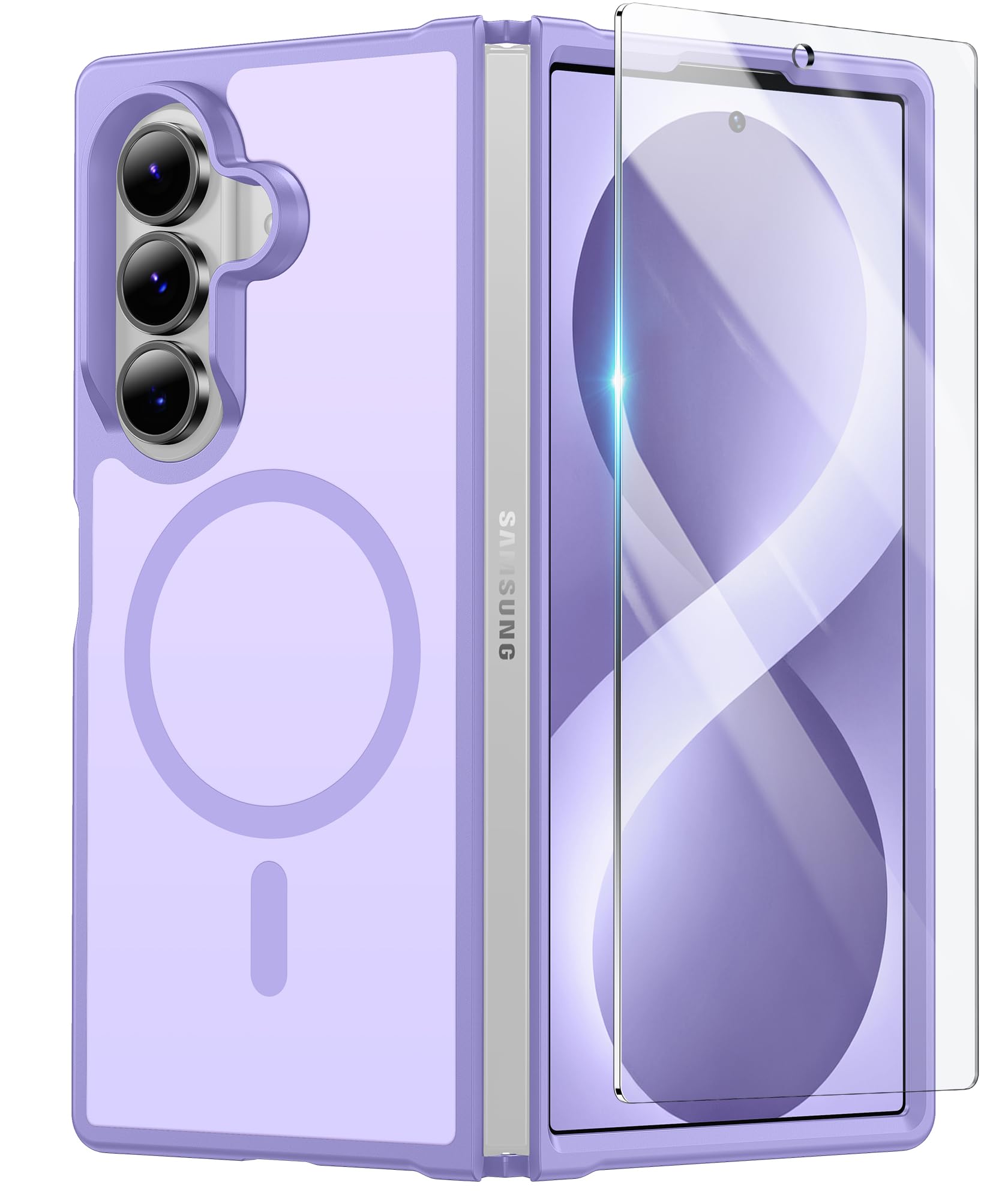 FNTCASE for Samsung Galaxy Z-Fold-8-Ultra Case Samsung Z Fold 7 Matte Case