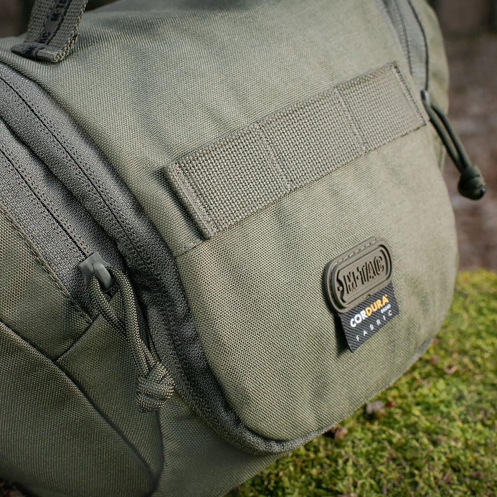M-Tac taktyczny pojemnik na kosmetyki Elite Gen.II – torebka na podróże i kosmetyki wojskowe, Cordura 500D, wodoodporna, kompaktowa, na outdoor, kemping, Bundeswehr & Airsoft, Ranger Green