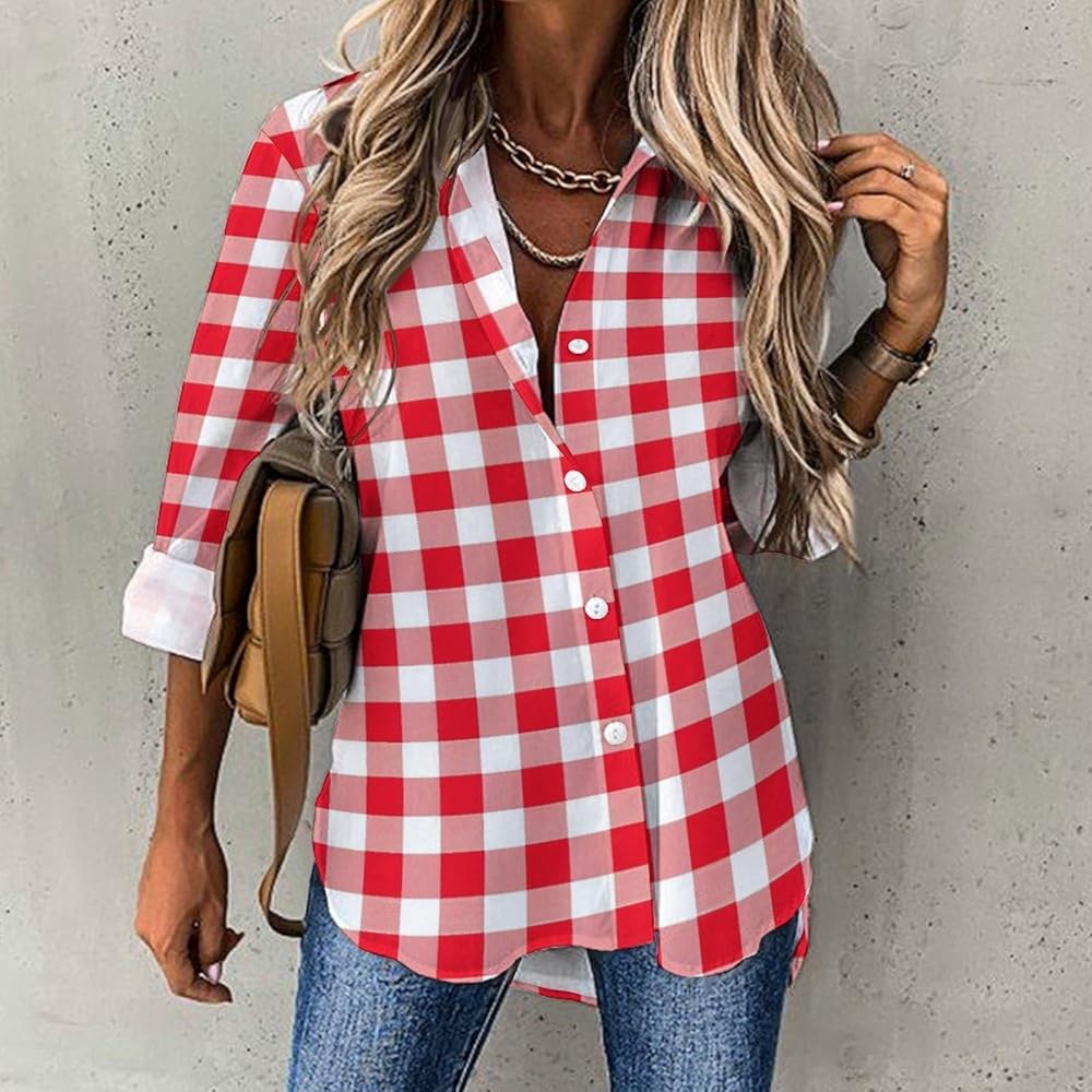 blusa blanca con rojo