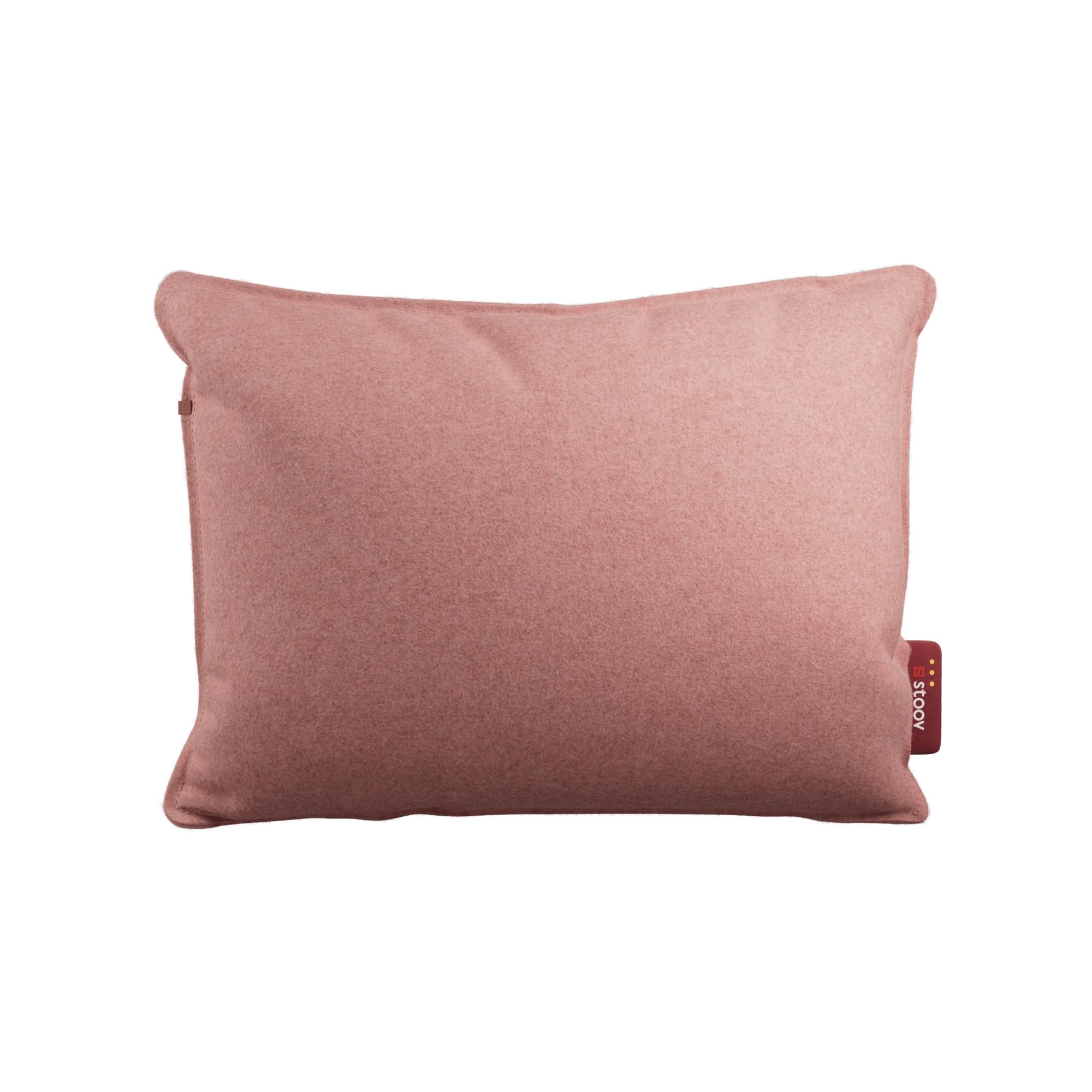 Stoov Heizkissen mit Abschaltautomatik - Kabelloses Wärmekissen mit Base Akku: Wärme - Elektrische Wärmflasche für Rücken & Nacken - Ploov³ 45x60 cm Original Rosa