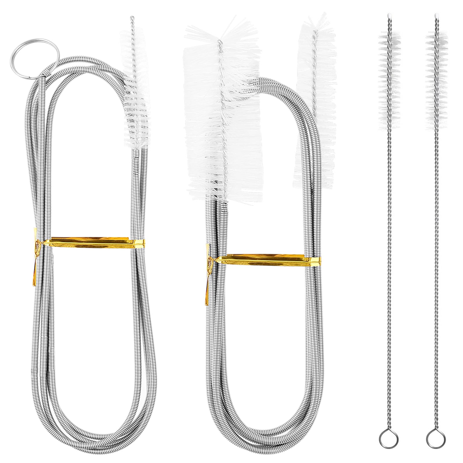 4 Piezas Cepillo de Limpieza para Desagüe, 160cm Flexible Cepillo de Limpieza de Tuberías Juego de Limpieza Flexible y Largo para frigorífico, para la Limpieza de Baño Cocina