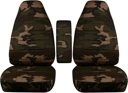 Miniatura 5 de TOTALLY COVERS Compatible con fundas de asiento de camión Ford RangerMazda Serie B 2004-2012 con funda de reposabrazos central camuflaje de árbol