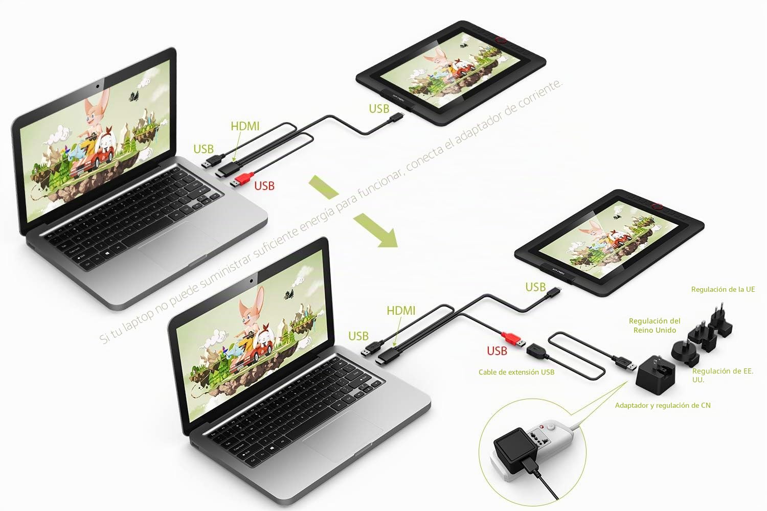 XP-Pen Artist 12 Pro - Tableta gráfica con Pantalla HD IPS de 11,6", lápiz Capacitivo de 8192 Niveles con inclinación y 8 Teclas de Acceso Directo, Compatible con Mac, Windows