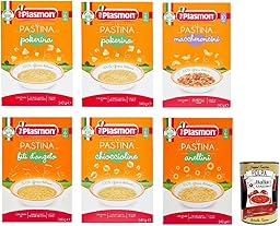 Plasmon Testpaket Pastina Infanzia Svezzamento Dai 6 Mesi 6x 340 Grammi + Italian Gourmet polpa 400g