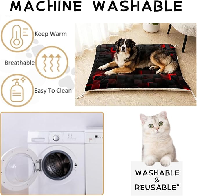 Colchoneta para Perros y Gatos Mediana 76x66 cm Lavable miniatura 5