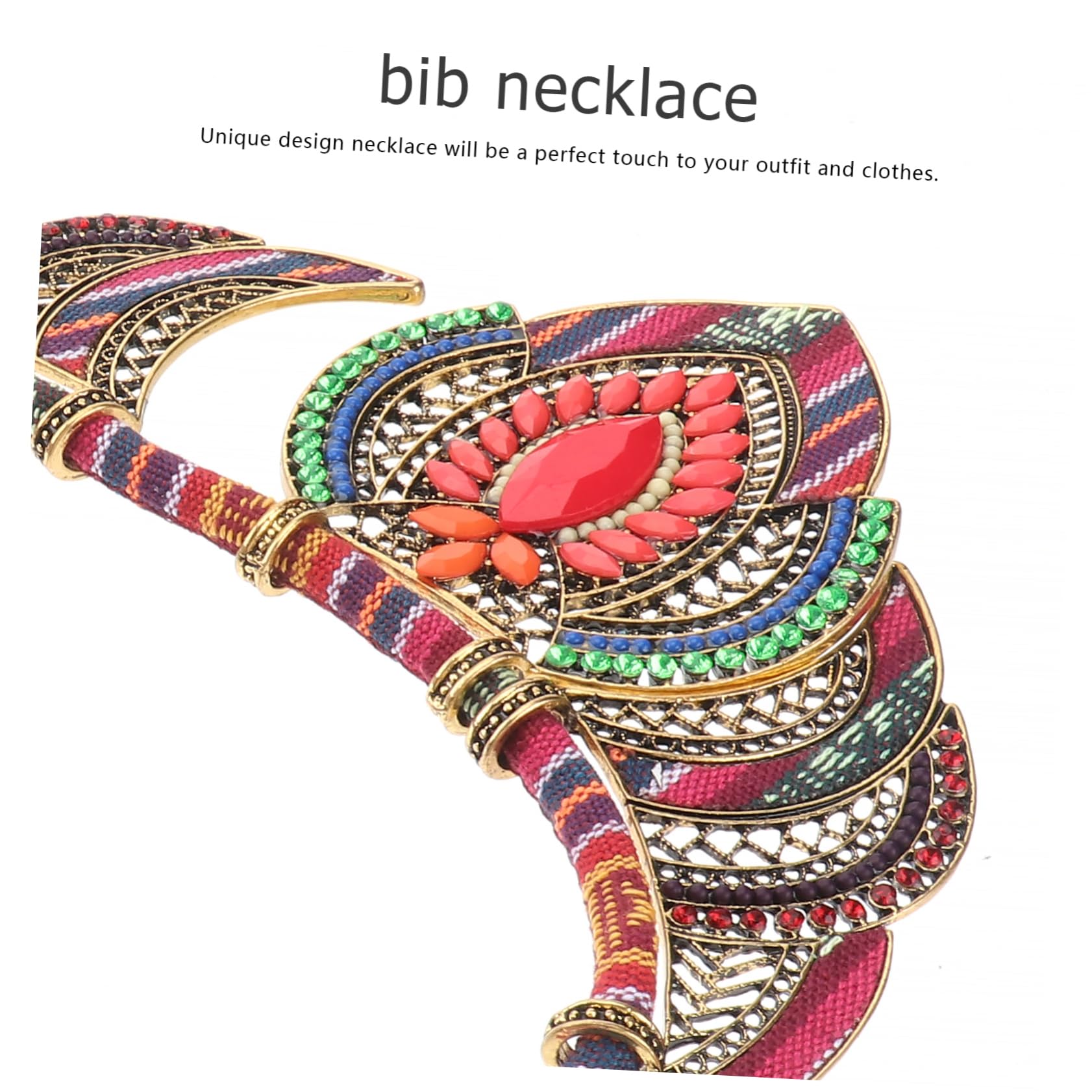 Collar Babero Joyería De Mujer Collar De Gargantillas es Hechos A Mano J es De Estilo Étnico De Cuentas Multicolor Atractivo Aleación Accesorios