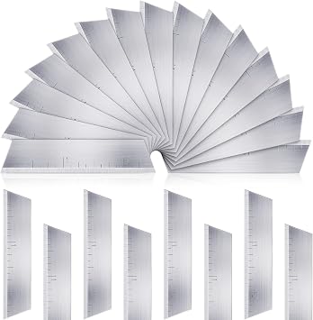 Minatee 15 Pieces Replacement Blades Compatible with Craftsman Handi-Cut 37300 37310 37252 37301 37251 401 Stainless Steel Replace Knife Blades 2-1/2 Inch