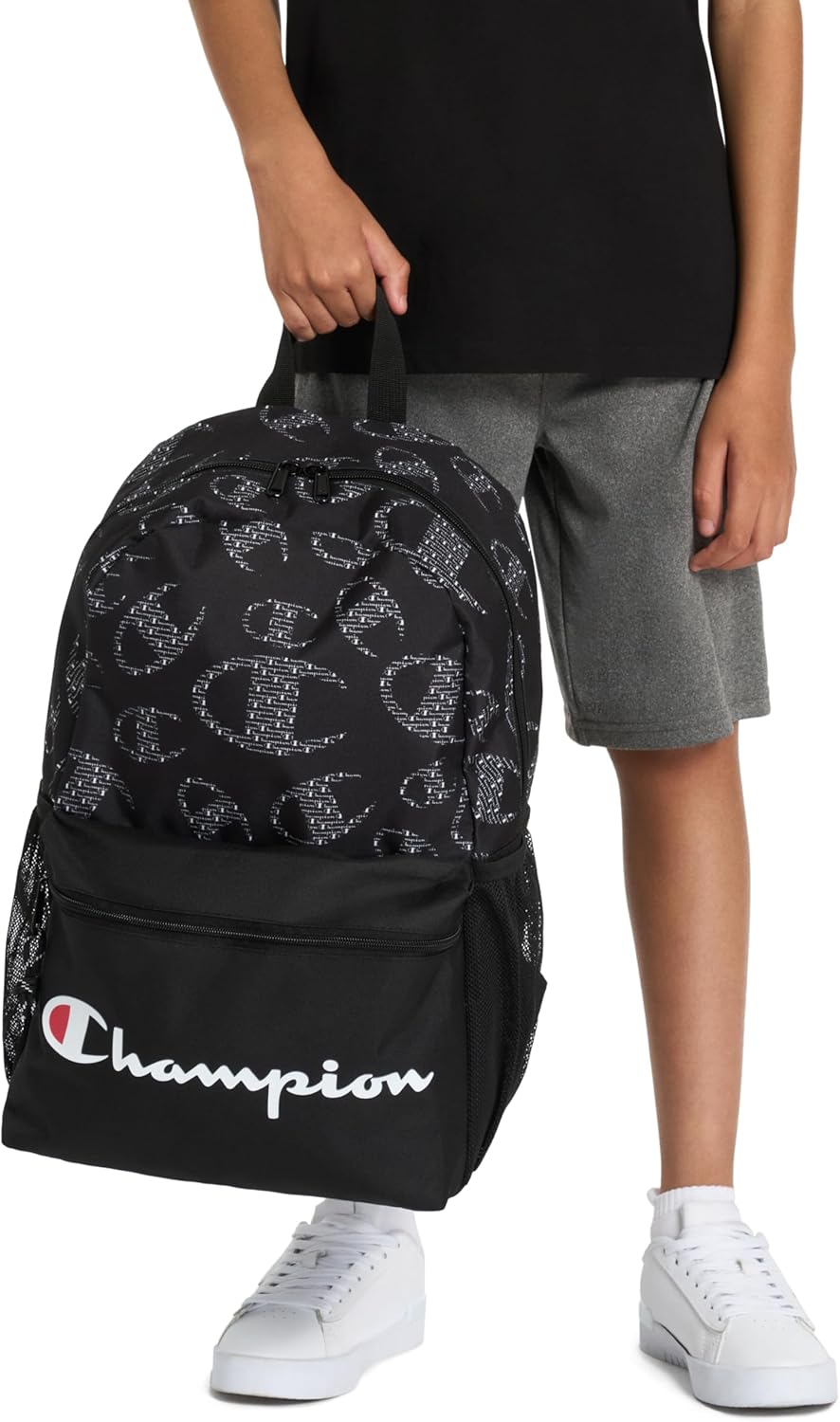 Champion Merit Backpack, Black Grey, OS - Image 6