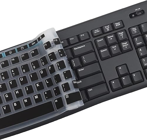 Miniatura 5 de Logitech MK295 MK275 MK275 MK270 MK270 Funda de teclado inalámbrico, Logitech K200 K260 K270 MK200 MK260 K270 K270 K275 K295 - Funda protectora para
