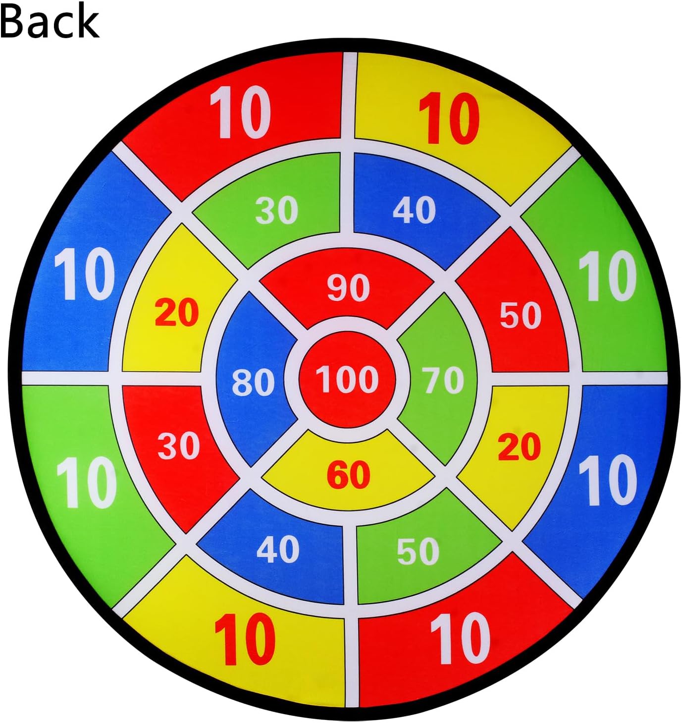 29" Large Dart Board Game Set for Kids, Kids Double-Sided Dart Board Toys with Sticky Balls and Darts, Party Favor Supplies, Indoor Outdoor Sport Fun Party Game Toys for Kids Boys Girls Ages 3-12
