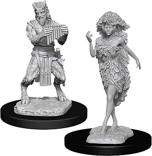 D&D Nolzurs Marvelous Upainted Miniatures: Wave 11: Satyr & Dryad