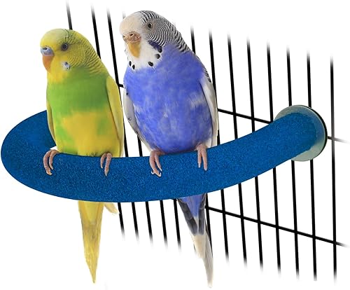 Bird Toys for Conures with Colorful Ladder Hammock — detail view