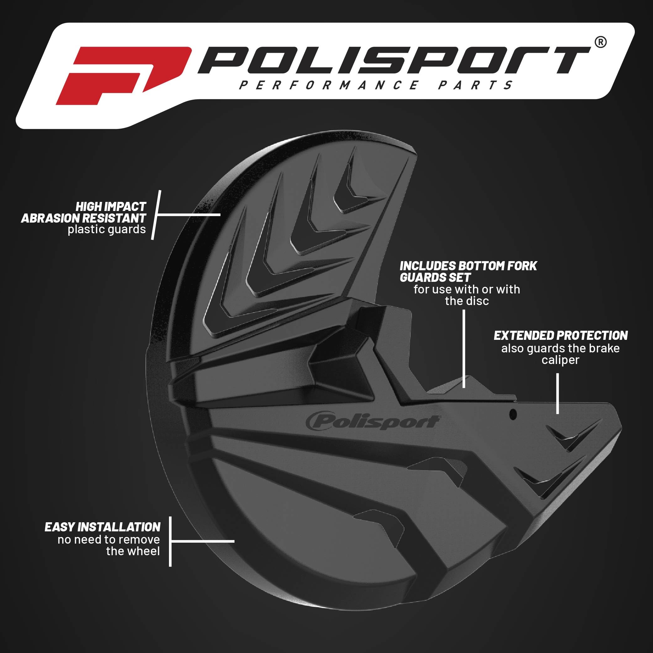 Polisport 8151600001 os?ona widelca, zestaw 5 sztuk