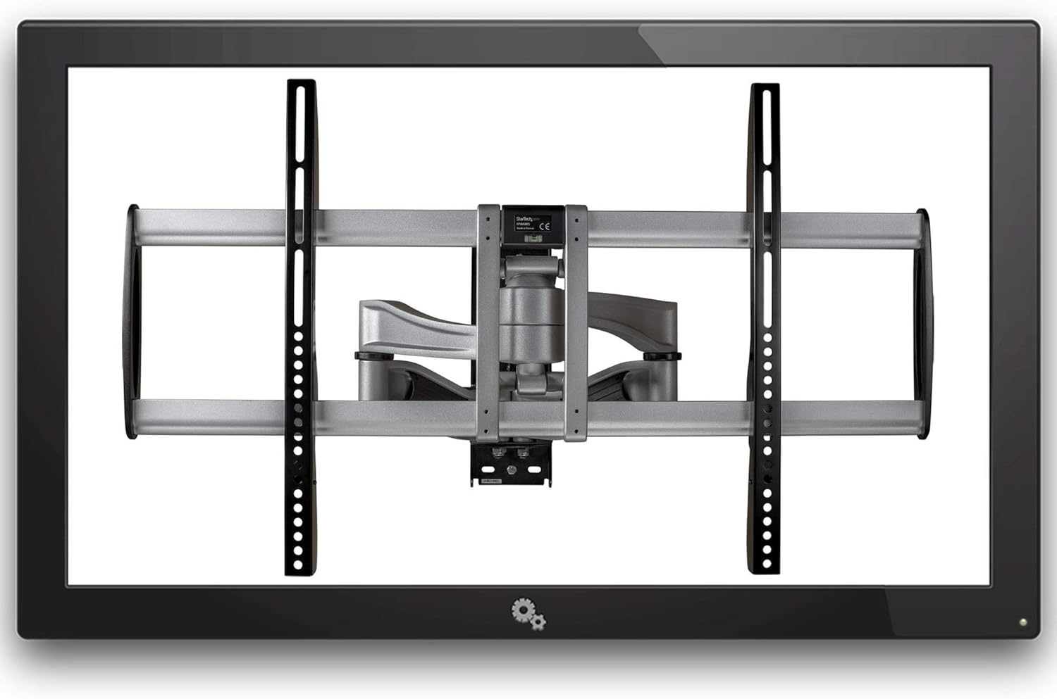 Black Friday - 80% OFF StarTech.com Full Motion TV Wall Mount - Heavy Duty Articulating TV Wall Mount Bracket for 32 to 75 (165lb/75kg) VESA Display - Universal Adjustable Tilt/Swivel Flat Screen Arm - Silver (FPWARPS)