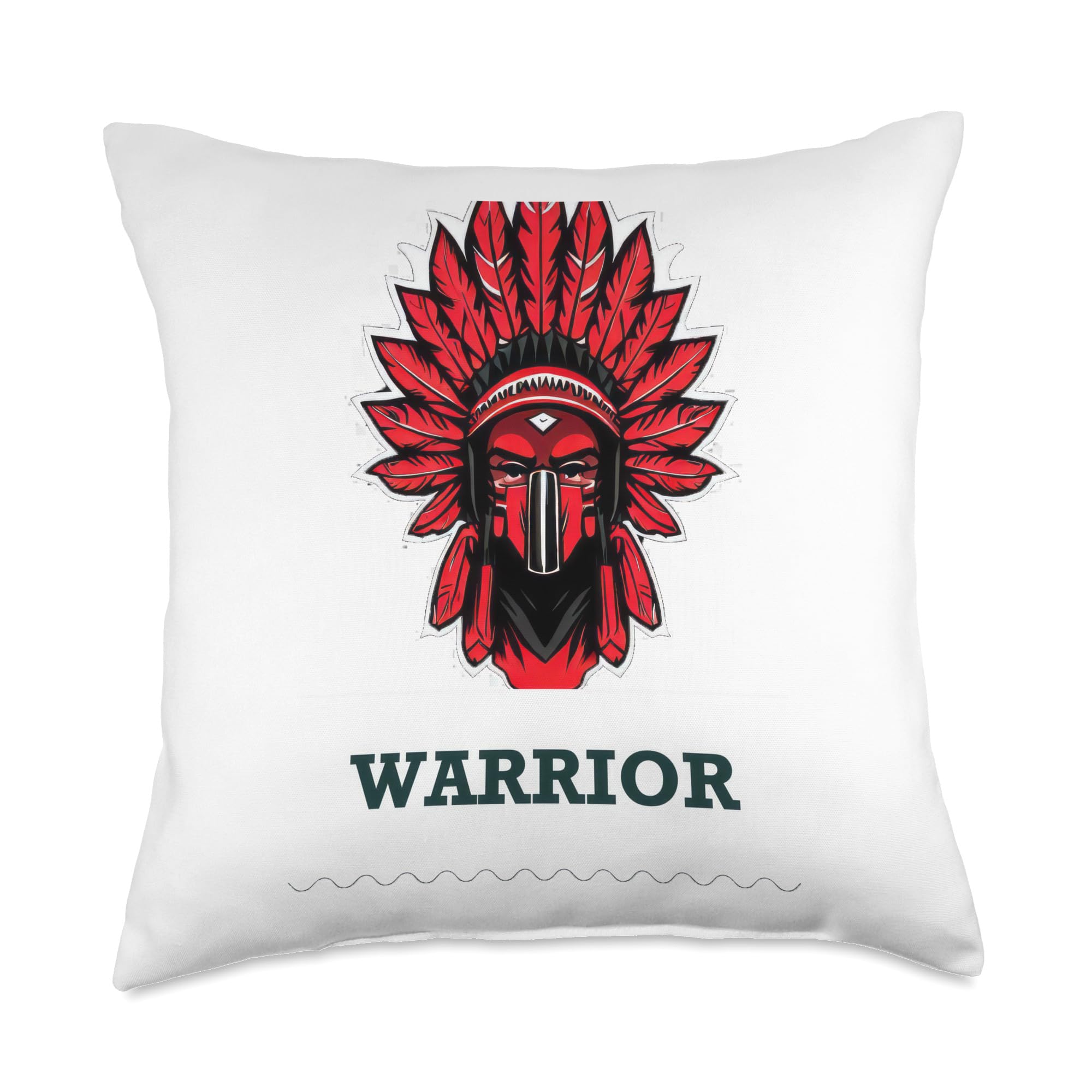 Mukund's Photography Warrior Throw Pillow, 18x18, Multicolor