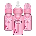 Dr. Brown\'s Options Baby Bottles, Pink, 3 Count