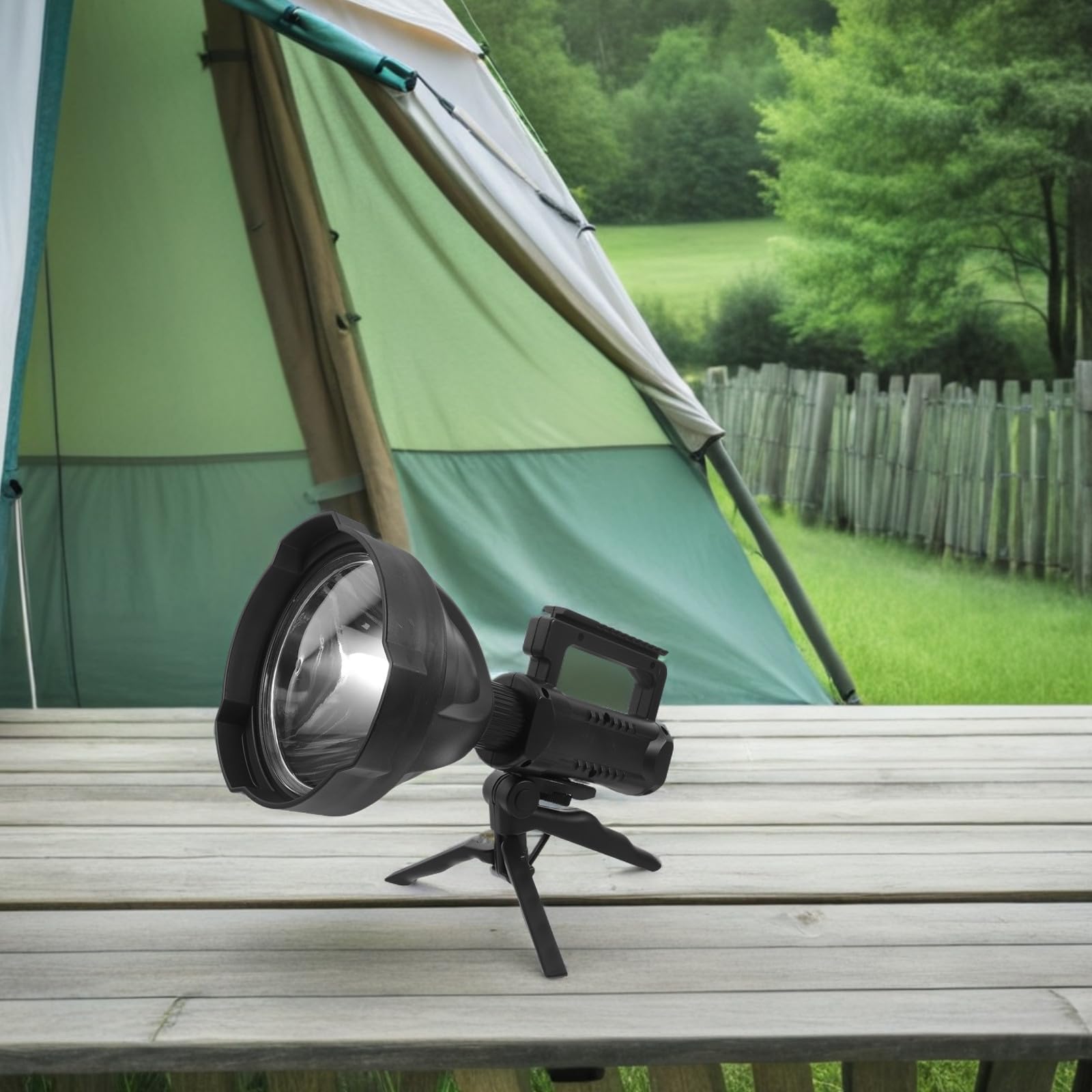 MAGICLULU Torcia LED Ricaricabile Portatile Multifunzionale 8000mah Plastica Resistente per Campeggio e Escursionismo