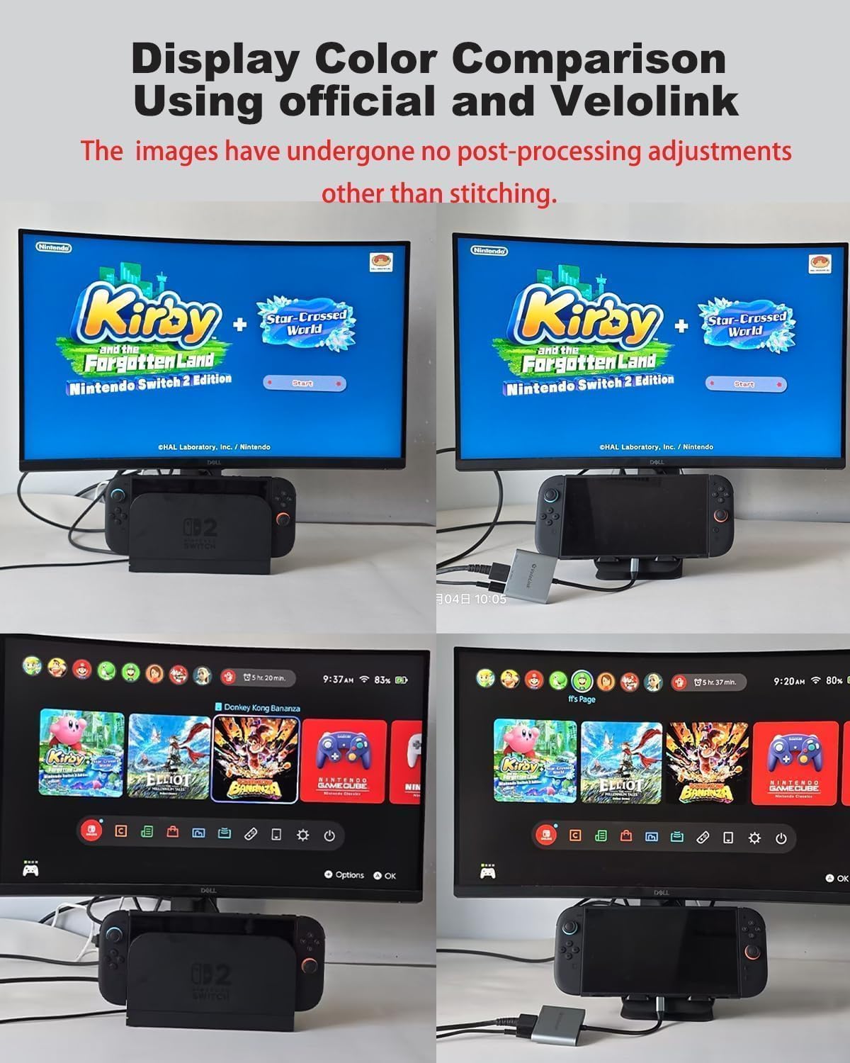 Adapter USB C na HDMI do Swith 2, USB c HDMI z portem ładowarki PD 4K 120 Hz, adapter HDMI na C, wieloportowy konwerter AV, kompatybilny z Nintendo Switch 2, MacBookiem, laptopami, USB C HDMI dla NS2