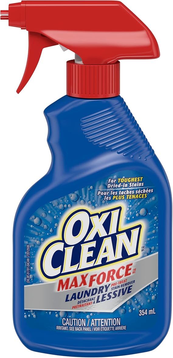 OxiClean MaxForce Laundry Stain Remover Spray, 354ml Amazon.ca
