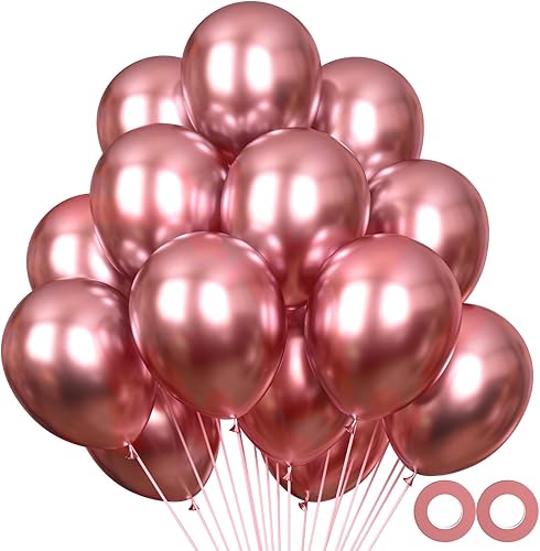 Miniatura 1 de Paquete de 60 globos negros, globos de látex negros de 12 pulgadas, calidad de helio para fiesta de cumpleaños, graduación, vacaciones, boda, baby