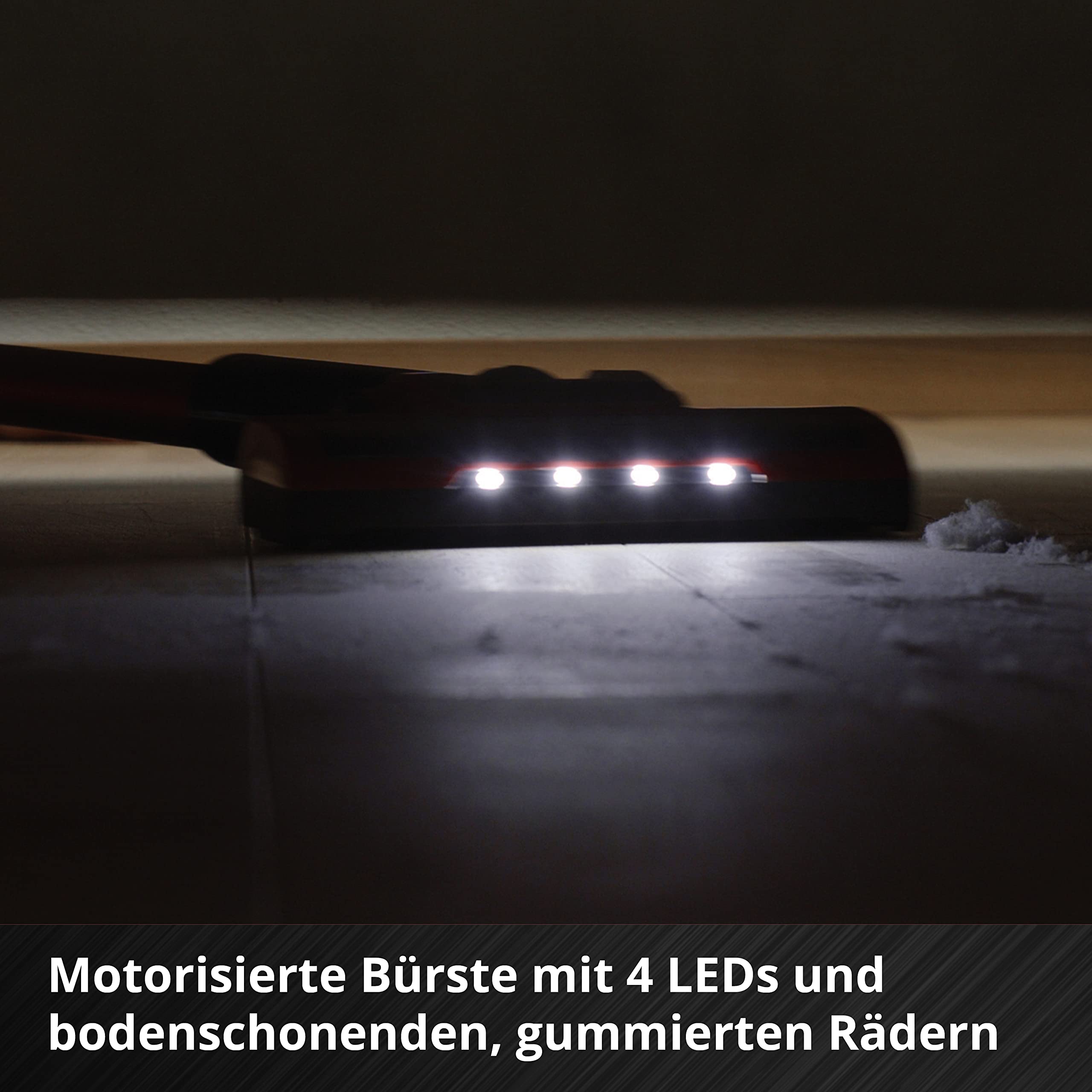 Einhell Akku-Stielstaubsauger TE-SV 18 Li-Solo Power X-Change (Li-Ion, 18V, unbegrenzte Laufzeit Dank Wechselakku-System, beutellos, Zyklontechnologie, Boost-Mode, 3-Fach Filtersystem)