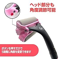 Vista 3 de EASACE Paquete de 3 rodillos de loción de repuesto para aplicador de loción de espalda y cuerpo (rosa)