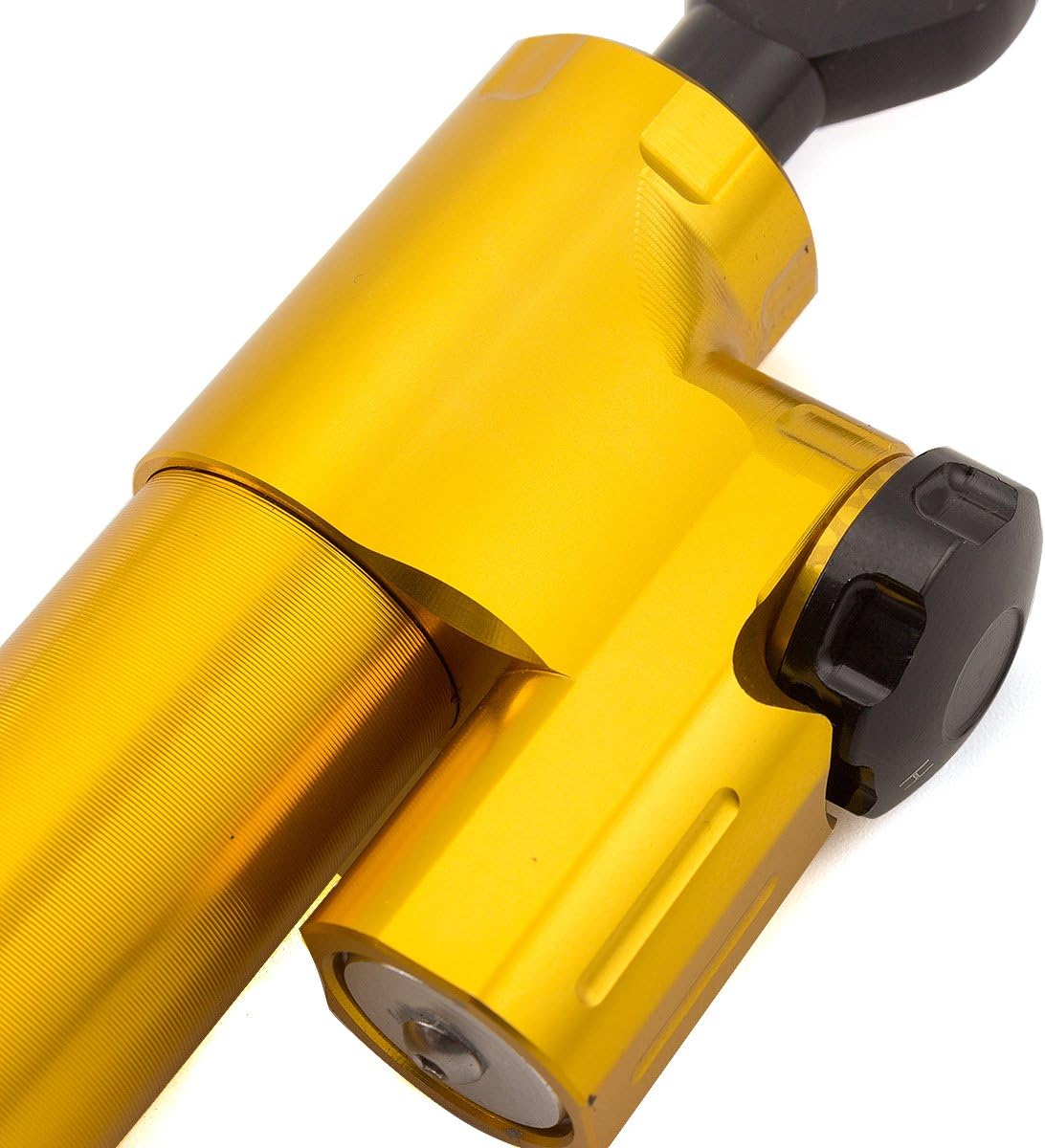 PROCNC Motorcycle Steering Damper Stabilizer Fit for Yamaha YZF R1 R3 R6 R15 R125 R25 FZ1 FZ8 FZ09 MT09 GSXR 600 750 1000 CBR600RR 1000RR ZX6R ZX636 ZZR1400 Z1000 (Gold+Black)