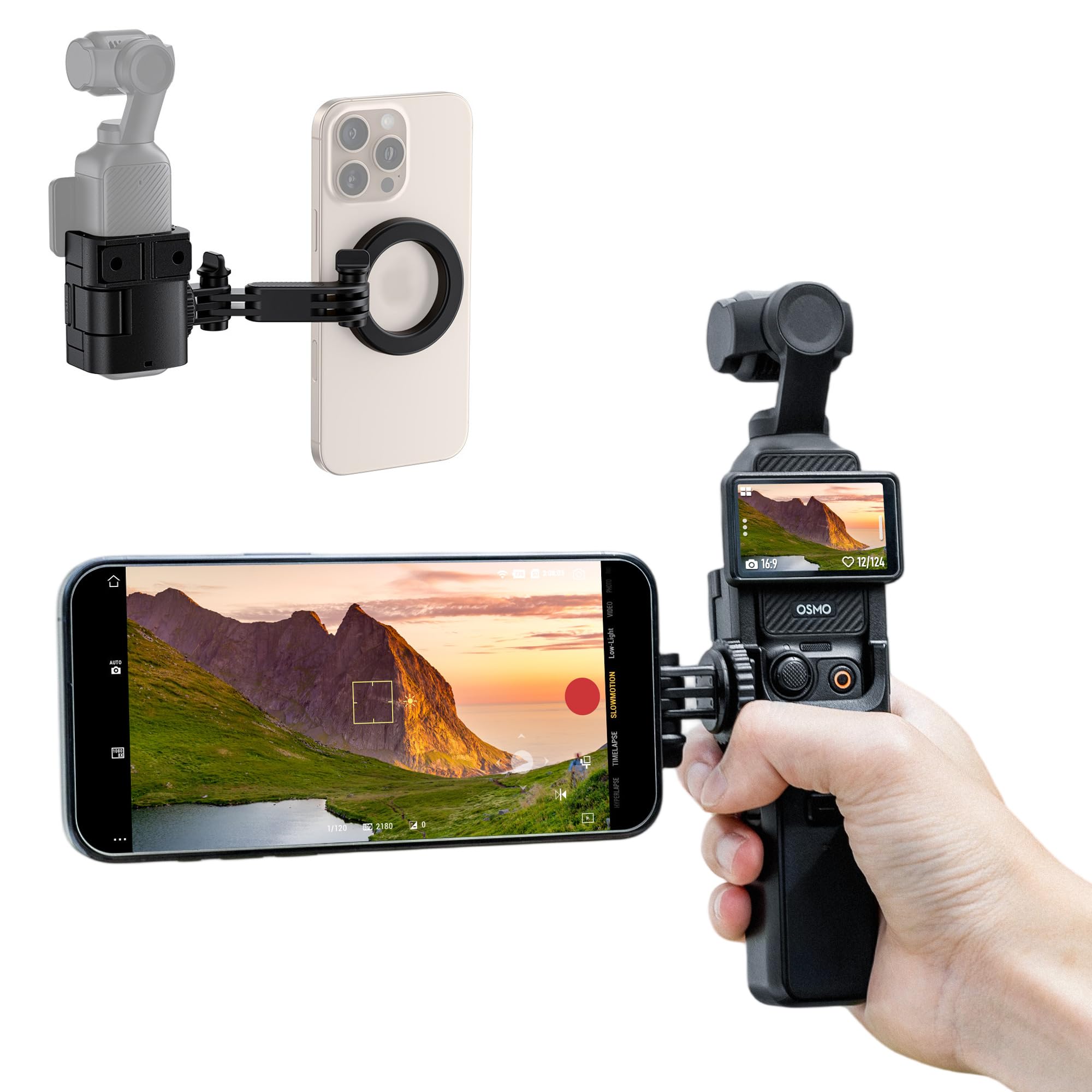 Amazon.com: JJC Pocket 3 Magnetic Phone Holder for DJI Osmo Pocket