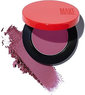 Beauty Skin Mimetic Microsuede Blush - Matte Powder Blush for Cheeks with Long Lasting Color - Non Comedogenic, Travel Size Makeup Single Palette. Shade - Galactic (Purple)
