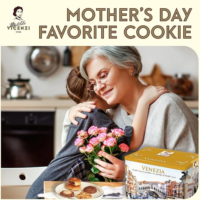 Matilde Vicenzi Venezia Cookie Gift Tin - Galletas surtidas 920g miniatura 3