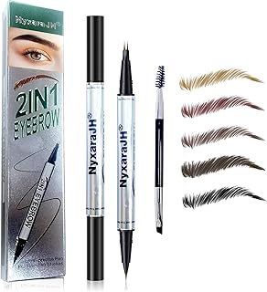 Bolígrafo de cejas 2 en 1, delineador de ceja...