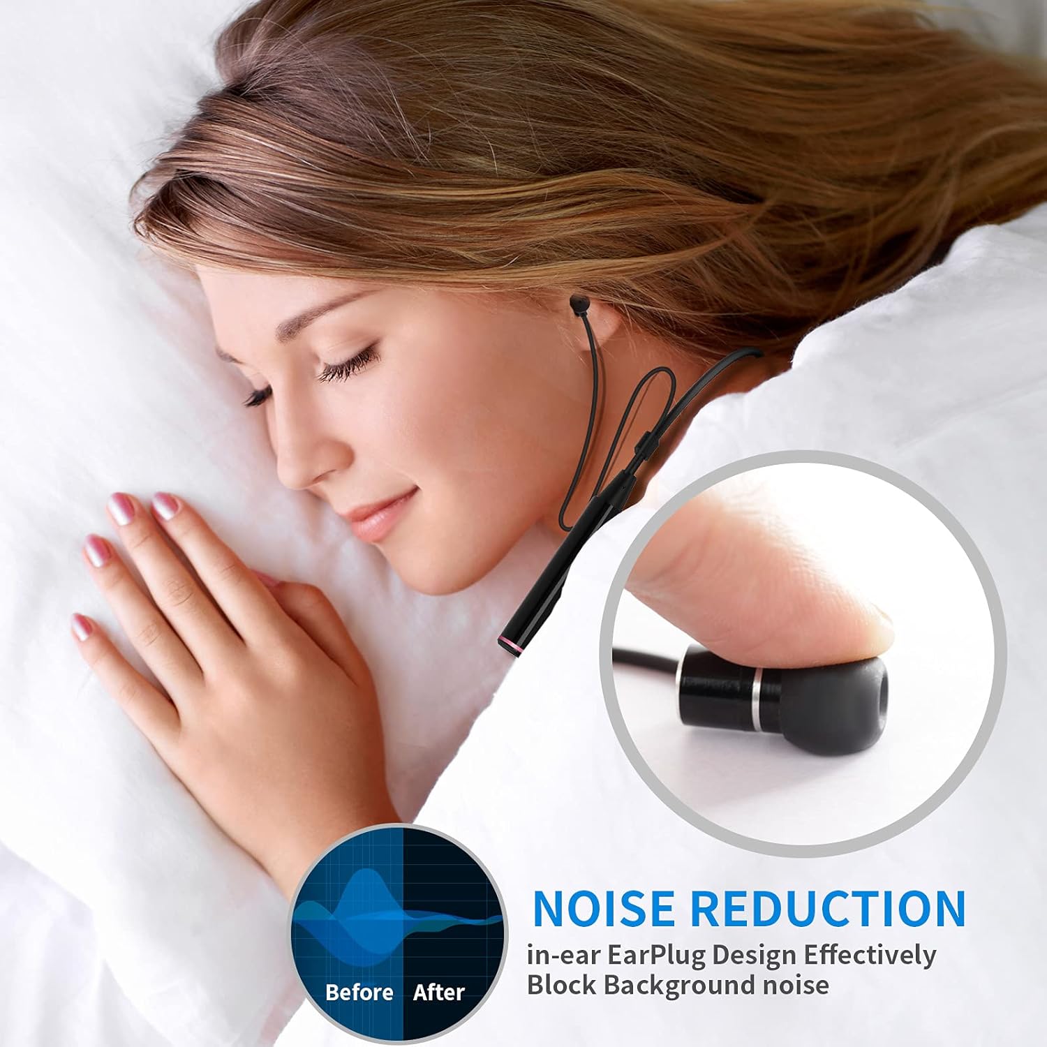 Cheap Bluetooth Sleep Headphones Neckband, DDINTTAO Bluetooth 5.0 Wireless Soft in-Ear Sleep Earbuds, 30 Hours Music time Wireless Sleep Headset with Magnetic, Suitable for Side Sleepers, insomniacs Discount 80% Bluetooth Sleep Headphones Neckband, DDINTTAO Bluetooth 5.0 Wireless Soft in-Ear Sleep Earbuds, 30 Hours Music time Wireless Sleep Headset with Magnetic, Suitable for Side Sleepers, insomniacs