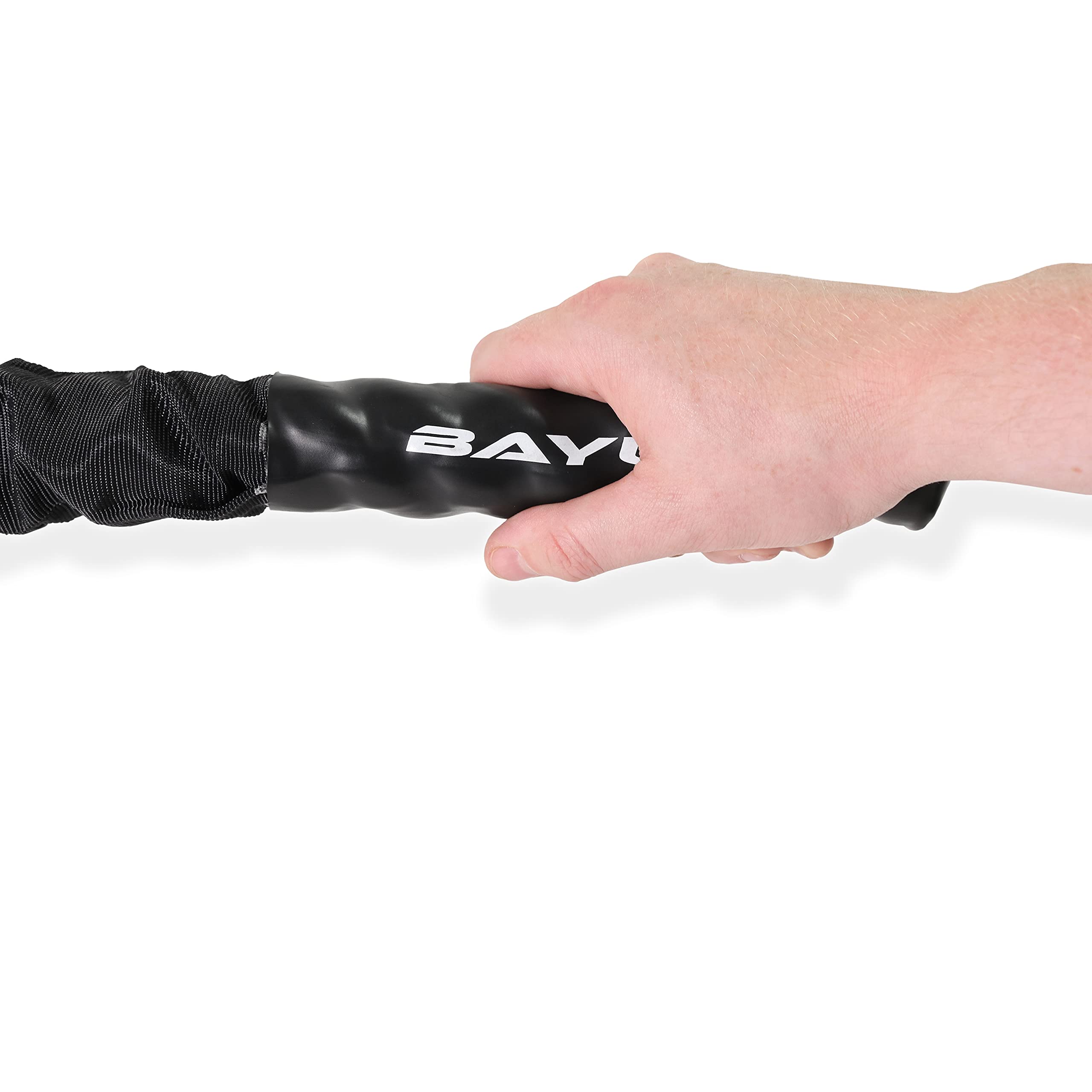 Bayusil Battle Rope 38mm Thick Poly Dacron 9m/12m Length Exercise Ropes Gym Muscle Metabolic Fitness Workout Rope With Wall Anchor And Anchor Strap