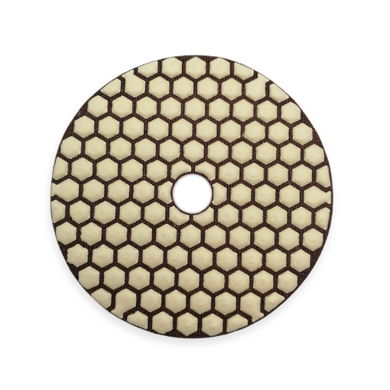 Almohadillas pulidoras de diamante, 6 piezas de 125 mm n.º 3000 B, almohadillas for pulido en seco, diámetro de 5 pulgadas, disco de pulido flexible de diamante con unión de resina
