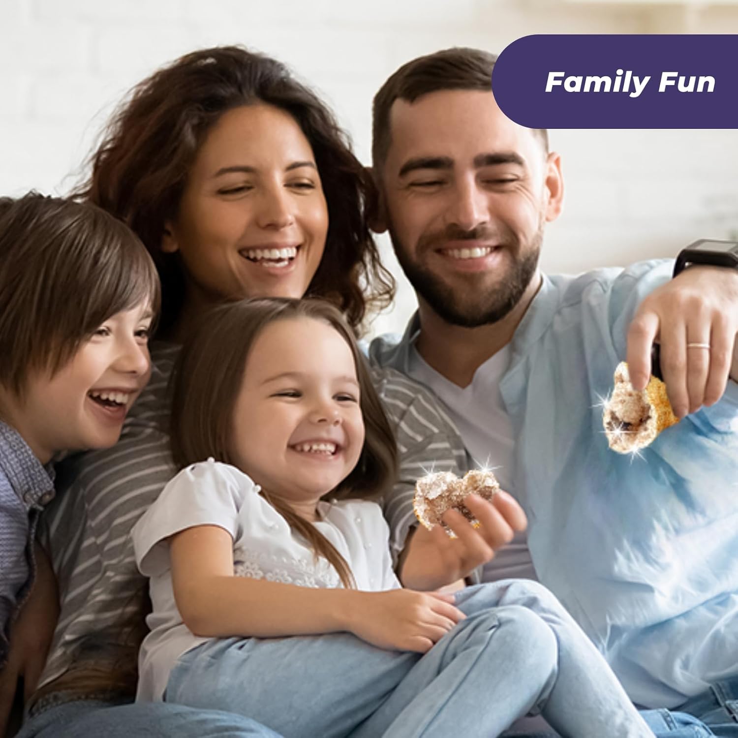 Geodes with Crystals Break Open 10 Premium Geode Kit - Geology Geode Crystal Science Kit - STEM Educational Toys Birthday Gifts for Boys and Girls (Potential for Coloured Geodes Crystals) - Image 9