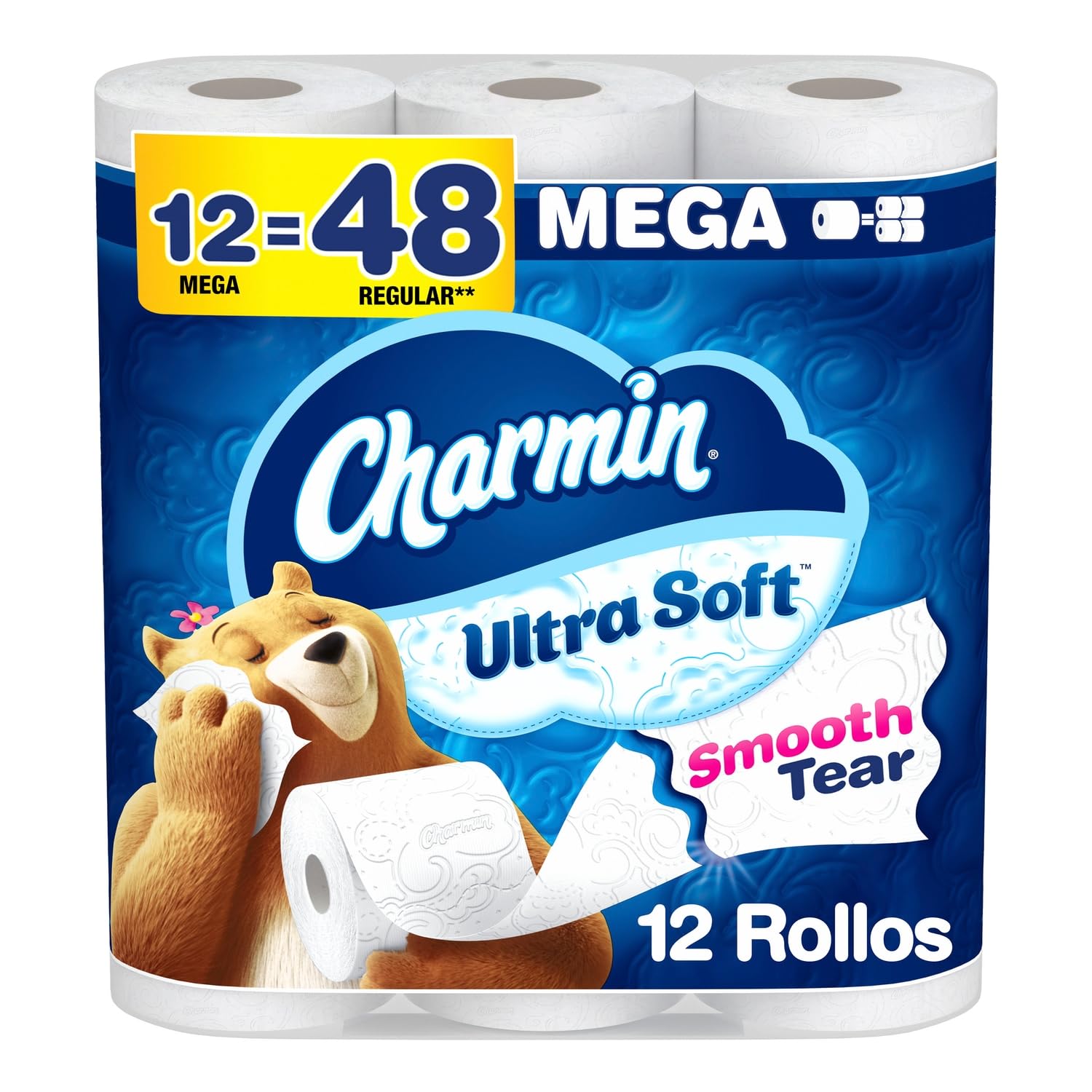 Charmin Ultra Soft Toilet Paper 12 Mega Rolls, 224 Sheets Per Roll