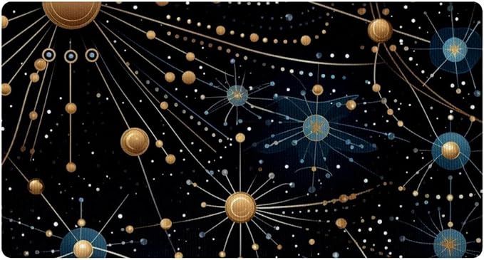 Kitchen Mat Cushioned Anti Fatigue Rug Virgo Zodiac Sign Painted 15.7