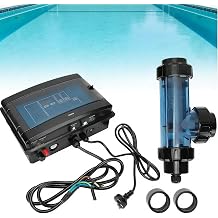 Swimming Pool Chlorinator, Salt Water Pool Chlorinator System, 5/10/15/20/30/50G/H Salt Chlorine Machine, Chlorine Generator for Swimming Pool Size 10-100 Cubic Meters 5g/h