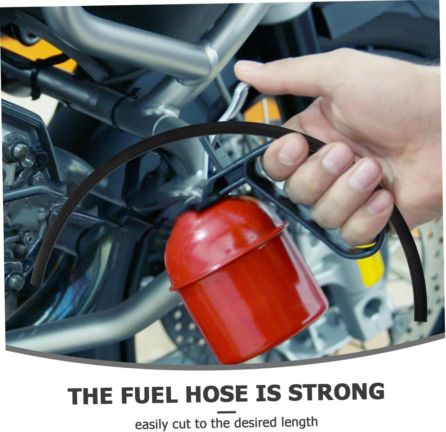 ULTECHNOVO 1roll Low-pressure Nitrile Rubber Fuel Line Hose for Motorcycles Fuel Transfer Hose Compatible Motorcycle Brands Easy Installation