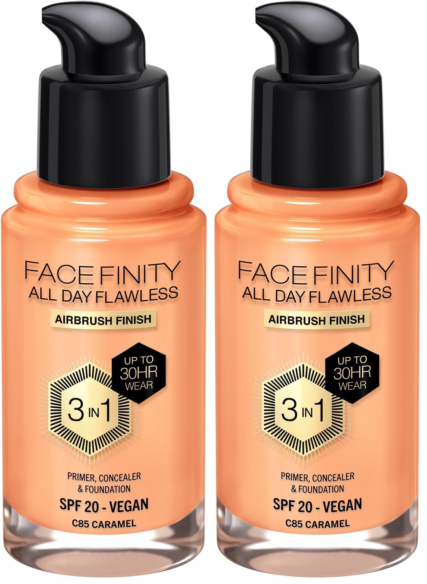 Max Factor - All day flawless 3 in 1 foundation, base de maquillaje, 50 natural — view 40