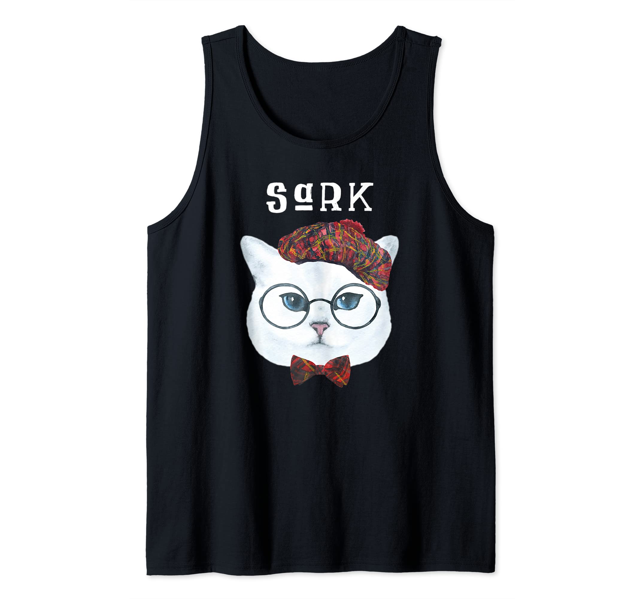 CaxSark Channel Island Cat Lover Cotton Tank Top