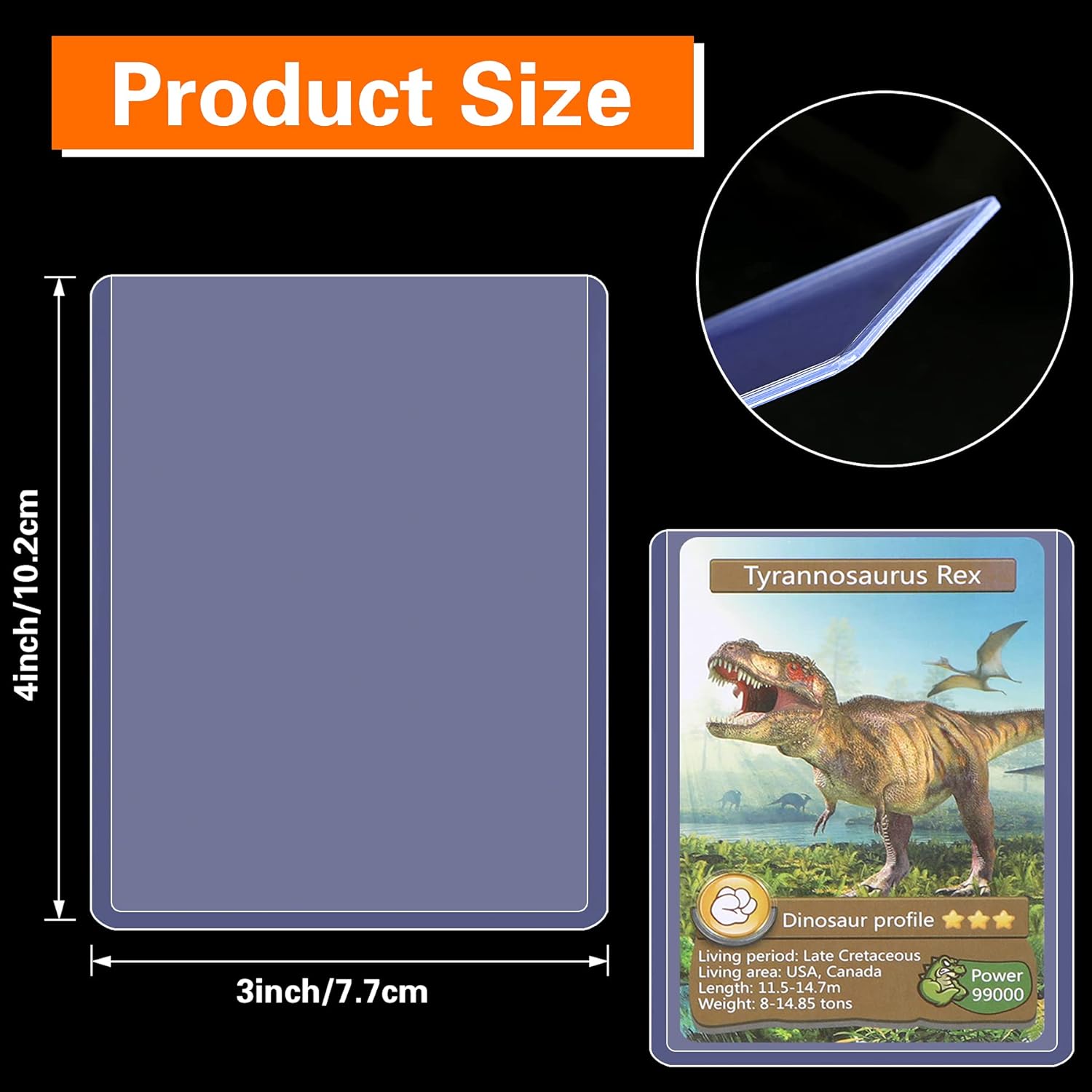 55PCS Card Sleeves Hard Plastic Card Sleeves for Baseball Card Protective Card Holder for Trading Cards,Sports Cards 3 x 4 Inch : Toys & Games