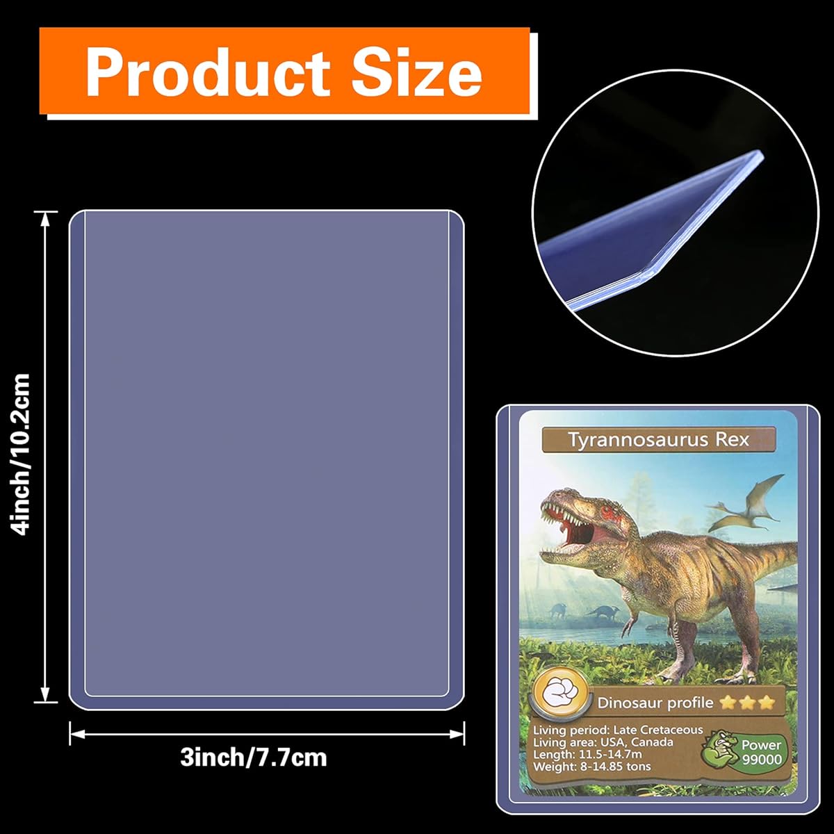 baseball card size in inches