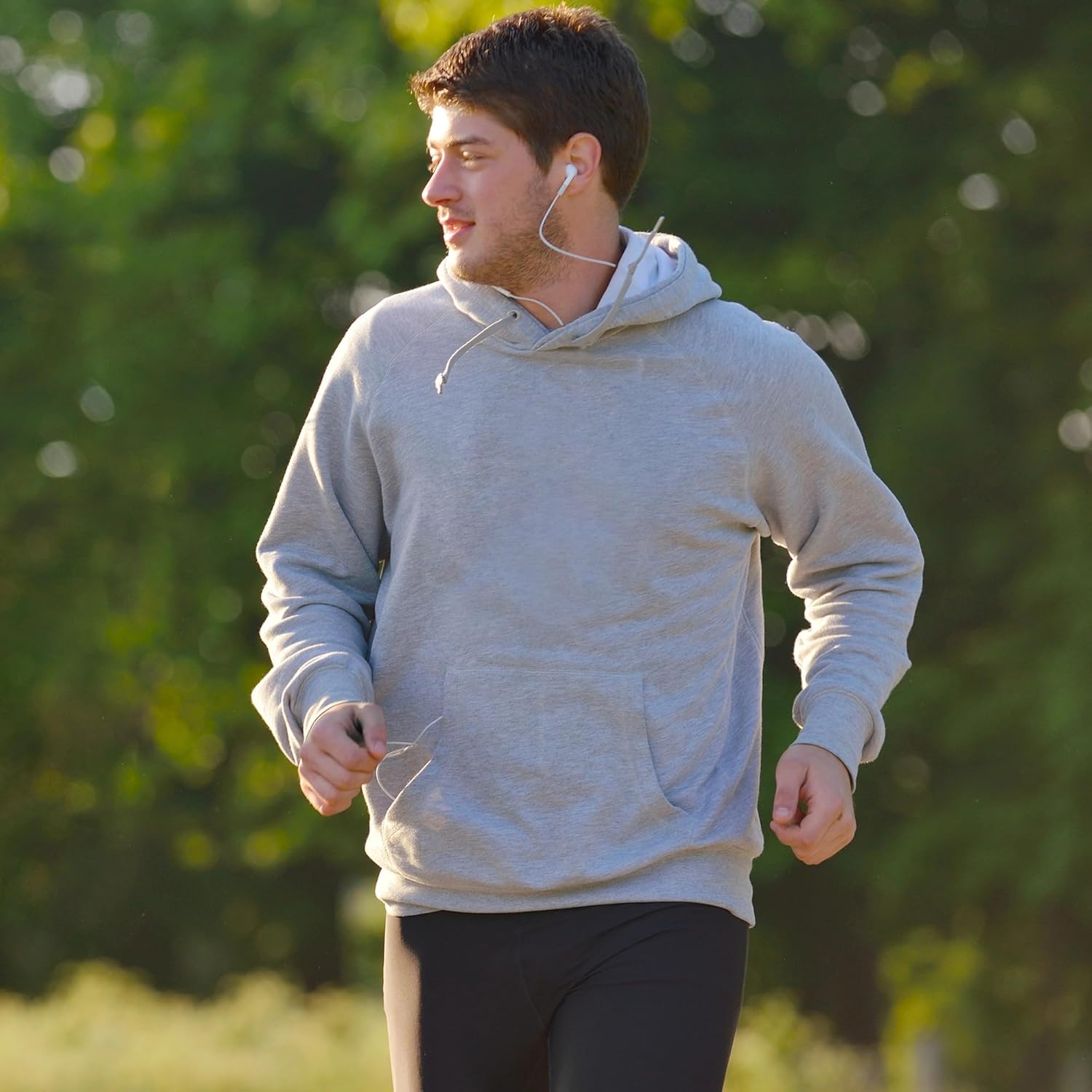 Men's Hoodie & Sweatshirts, Soft Cotton Long Sleeve Pullover, Thin Fleece-Lined and Warm, and Suitable for Adults - Image 4