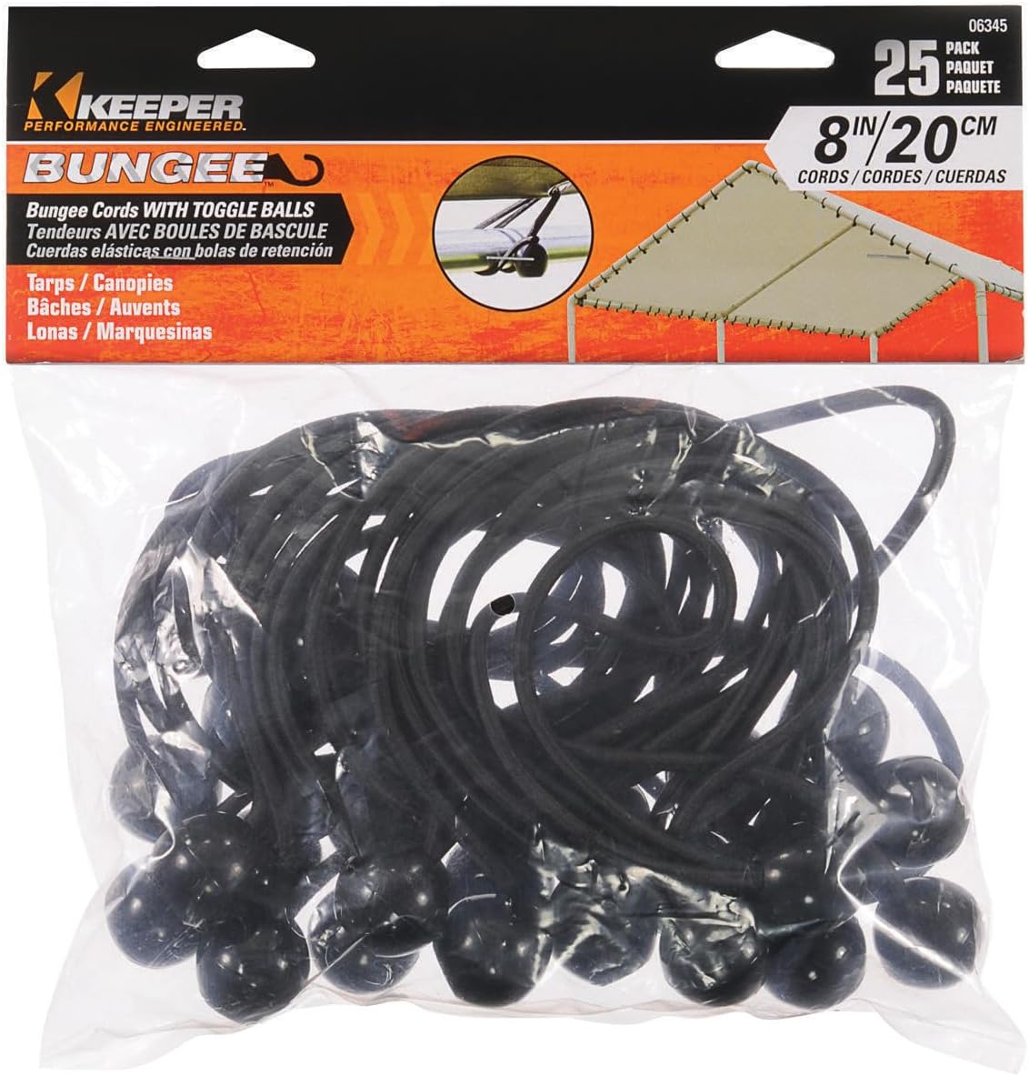 Keeper - 8" Canopy Bungee