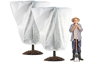 2 Packs Plant Cover, 7 Ft x 6 Ft Frost Winter Protection...